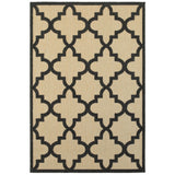 Oriental Weavers Sphinx Cayman 660N9 Sand / Charcoal Rugs - main flat