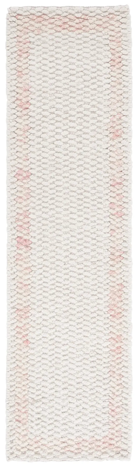 Safavieh Natura 2'-3" x 8'-0" Rug in Ivory / Pink