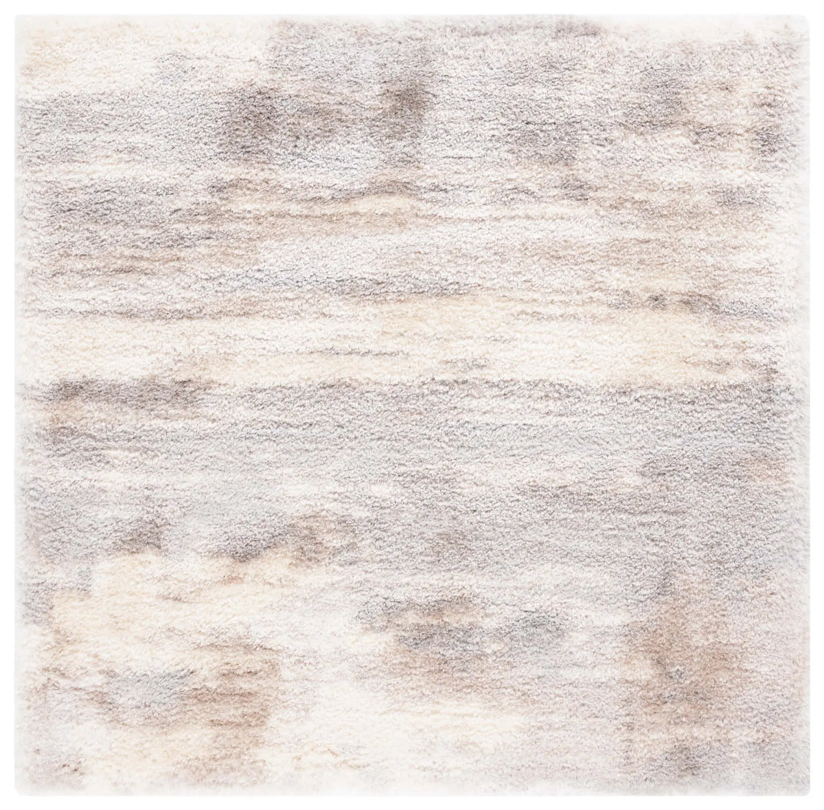Safavieh Cloud Shag 6'-7" x 6'-7" Rug in Ivory / Grey
