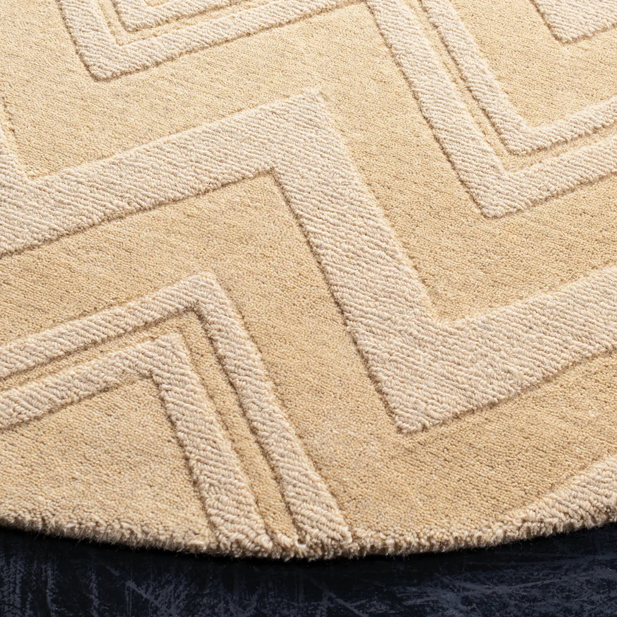 Safavieh Impressions 5'-0" x 5'-0" Rug in Dark Gold