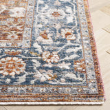 Safavieh Heirloom 700 4'-0" x 6'-0" Rug in Rust / Blue