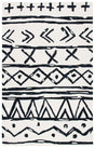 Safavieh Metro 5'-0" x 8'-0" Rug in Black / Ivory