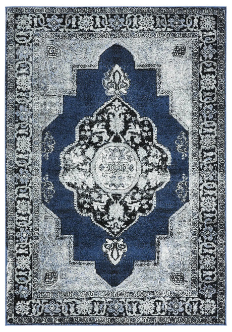 Safavieh Vintage Hamadan 4'-0" x 6'-0" Rug in Blue / Grey