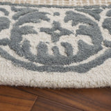 Safavieh Ebony 6'-0" x 6'-0" Rug in Ivory / Grey