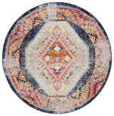 Safavieh Monaco 6'-7" x 6'-7" Rug in Rust / Multi