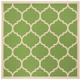Safavieh Courtyard 5'-3" x 5'-3" Rug in Green / Beige