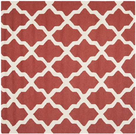 Safavieh Cambridge 6'-0" x 6'-0" Rug in Rust / Ivory