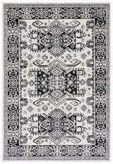 Safavieh Tulum 4'-0" x 6'-0" Rug in Ivory / Black