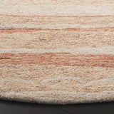 Safavieh Ebony 6'-0" x 6'-0" Rug in Rust / Ivory