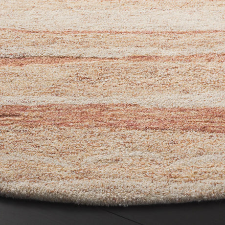 Safavieh Ebony 6'-0" x 6'-0" Rug in Rust / Ivory
