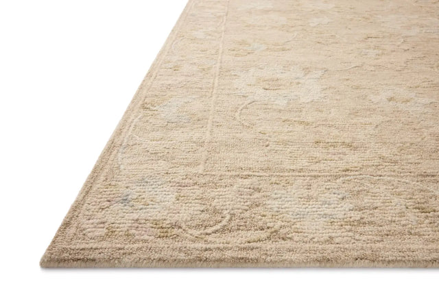 Loloi Cynthia CYN-01 Oatmeal / Multi Rug - rug corner