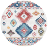 Safavieh Calista 6'-7" x 6'-7" Rug in Ivory / Blue