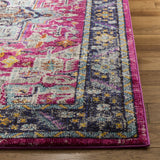 Safavieh Monaco 4'-0" x 5'-7" Rug in Fuchsia / Grey