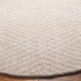Safavieh Abstract 6'-0" x 6'-0" Rug in Beige / Ivory