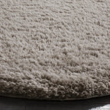 Safavieh Sheep Shag 5'-0" x 8'-0" Rug in Silver