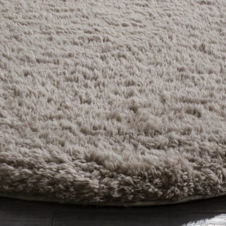 Safavieh Sheep Shag 5'-0" x 8'-0" Rug in Silver