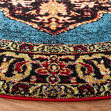 Safavieh Vintage Hamadan 5'-3" x 5'-3" Rug in Gold / Light Blue