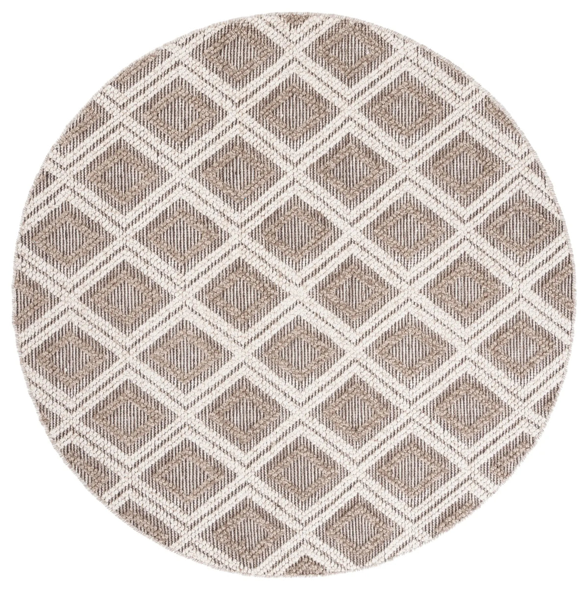 Safavieh Vermont 6'-0" x 6'-0" Rug in Beige / Ivory