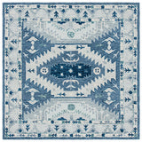 Safavieh Capri 7'-0" x 7'-0" Rug in Blue / Grey