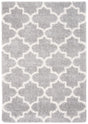 Safavieh Fontana Shag  800 4'-0" x 6'-0" Rug in Grey / Cream