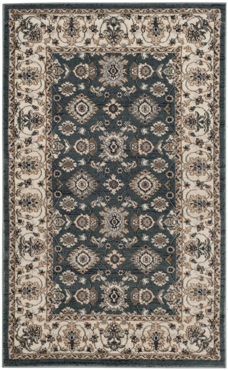 Safavieh Lyndhurst 3'-3" x 5'-3" Rug in Teal / Cream