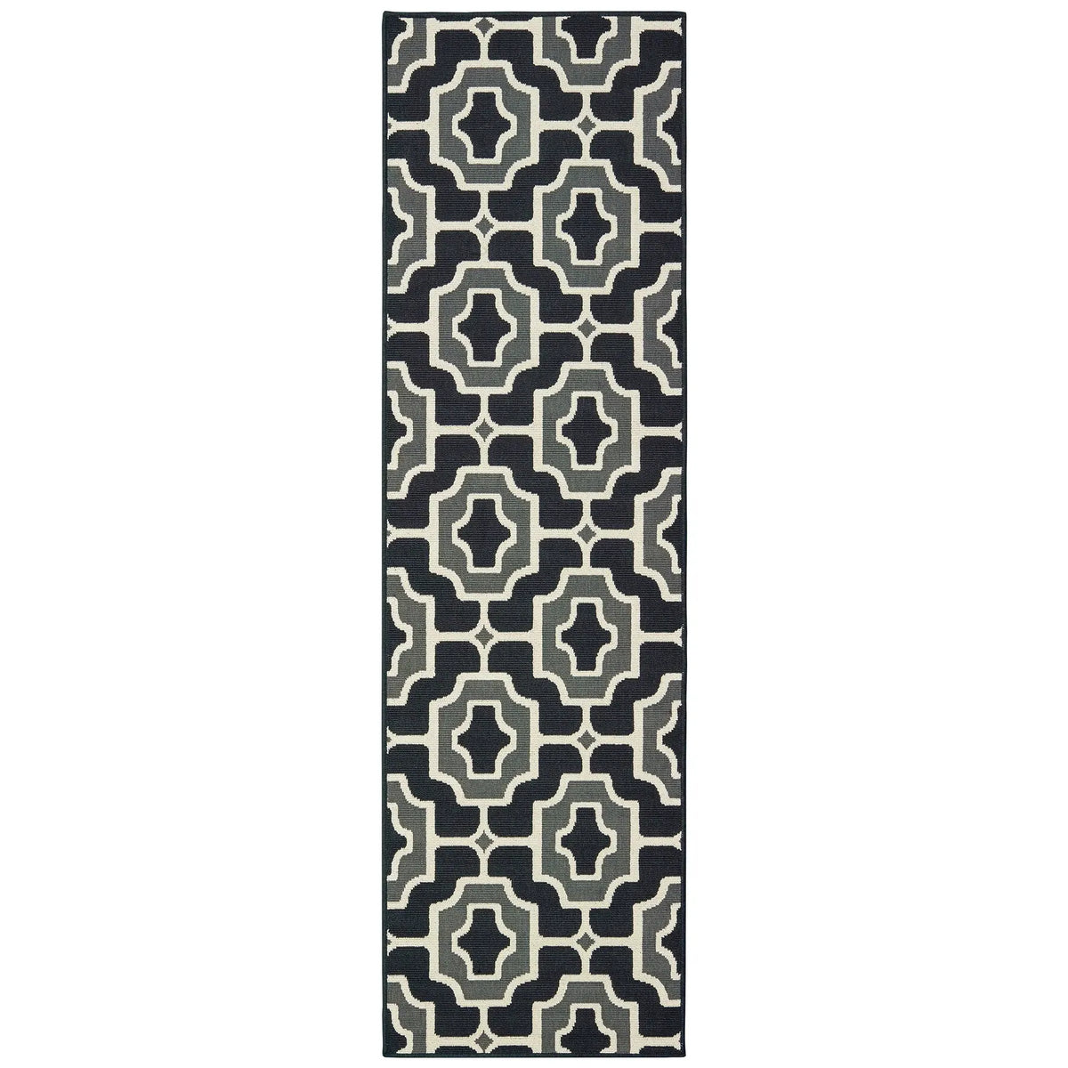 Oriental Weavers Sphinx Marina 1491Z Black / Grey Rugs - runner