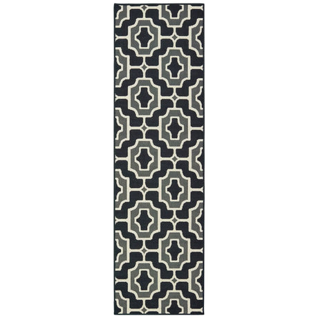 Oriental Weavers Sphinx Marina 1491Z Black / Grey Rugs - runner