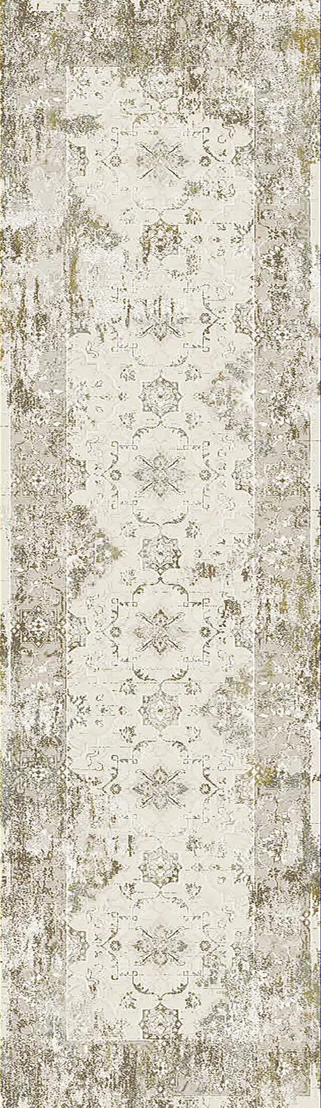 Dynamic Rugs Castilla 3534 Cream / Silver Rugs - Runner