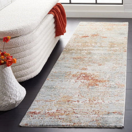 Safavieh Adrianna 2'-2" x 8'-0" Rug in Blue / Rust