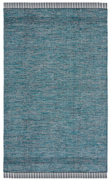 Safavieh Montauk 4'-0" x 6'-0" Rug in Turquoise / Black