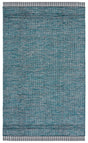 Safavieh Montauk 4'-0" x 6'-0" Rug in Turquoise / Black
