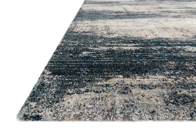 Loloi Augustus Ags-07 Navy/Stone Rugs - rug corner