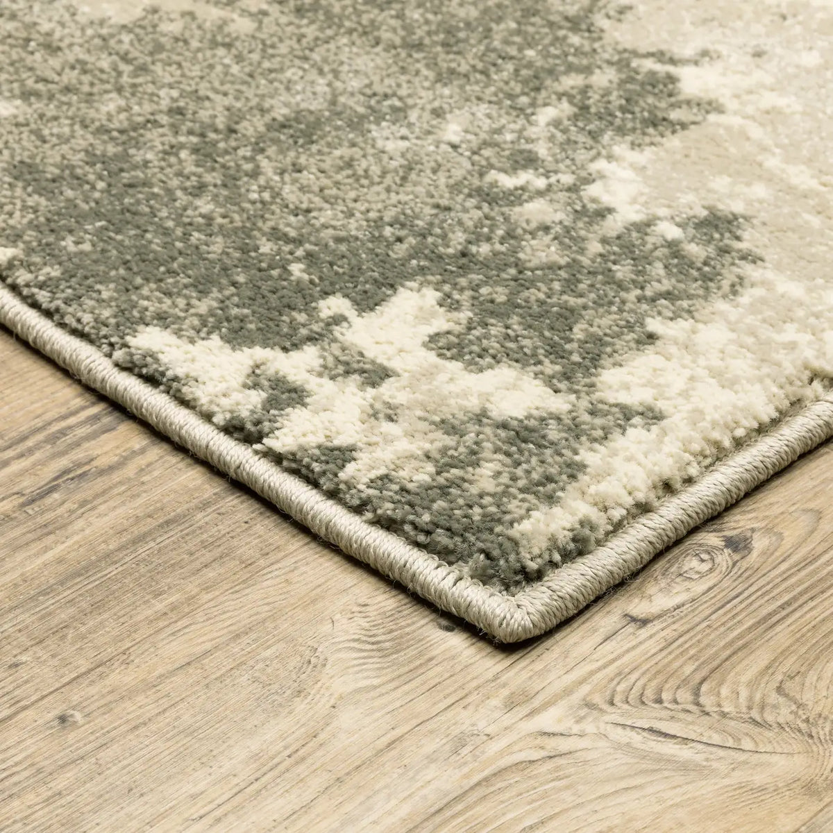 Oriental Weavers Sphinx Carson 0734D Beige/ Grey Rugs - corner detail