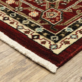 Oriental Weavers Sphinx Lilihan 043S6 Red/ Black Rugs - corner detail