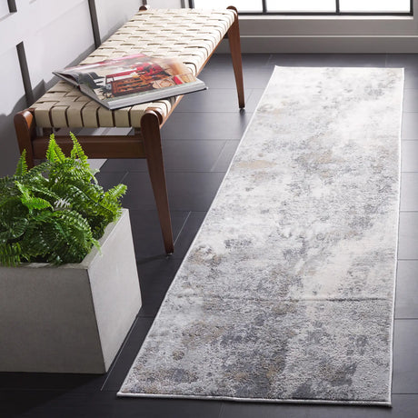 Safavieh Lagoon 2'-2" x 8'-0" Rug in Ivory / Grey