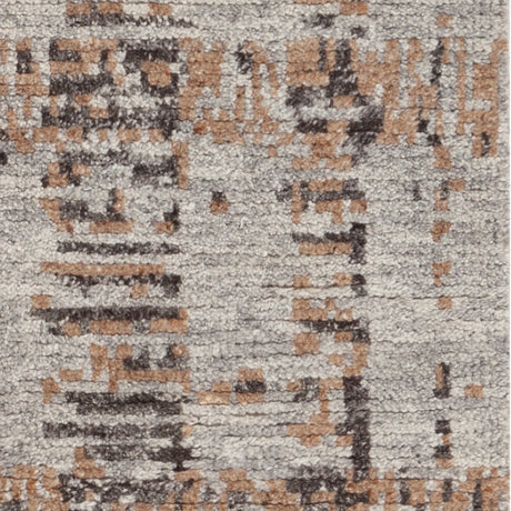 Chandra Petra PET-57601 Gray / Black / Brown rug, close-up detail
