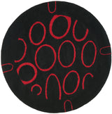 Safavieh Soho 6'-0" x 6'-0" Rug in Black / Red