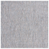Safavieh Courtyard 6'-7" x 6'-7" Rug in Ivory Blue / Beige