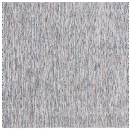 Safavieh Courtyard 6'-7" x 6'-7" Rug in Ivory Blue / Beige
