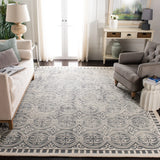 Safavieh Dip Dye 8'-0" x 10'-0" Rug in Silver / Ivory