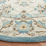 Safavieh Antiquity 6'-0" x 6'-0" Rug in Peacock / Blue