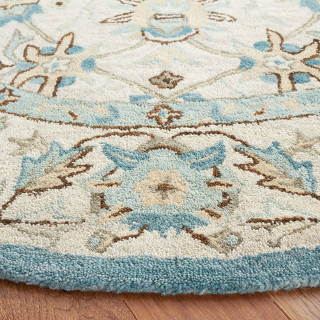 Safavieh Antiquity 6'-0" x 6'-0" Rug in Peacock / Blue