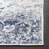 Safavieh Madison 4'-0" x 6'-0" Rug in White / Royal Blue