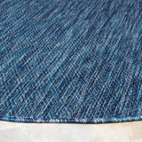 Safavieh Courtyard 5'-3" x 5'-3" Rug in Navy / Navy