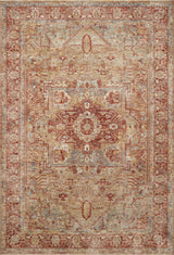 Loloi Gaia Gaa-01 Gold/Brick Rugs - main flat