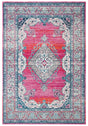 Safavieh Evoke 4'-0" x 6'-0" Rug in Fuchsia / Navy