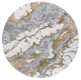Safavieh Horizon Shag 800 10'-0" x 10'-0" Rug in Grey / Gold