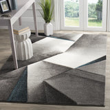 Safavieh Hollywood 4'-0" x 6'-0" Rug in Grey / Teal