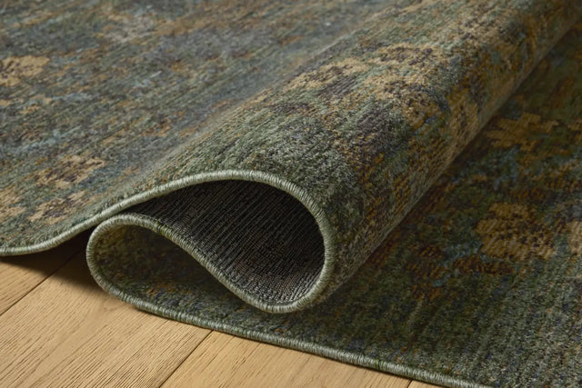 Loloi Winchester WNC-05 Traditional Power Loomed Seafoam Green, Teal Rug - pile height
