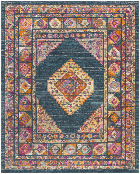 Safavieh Madison 10'-0" x 14'-0" Rug in Blue / Fuchsia